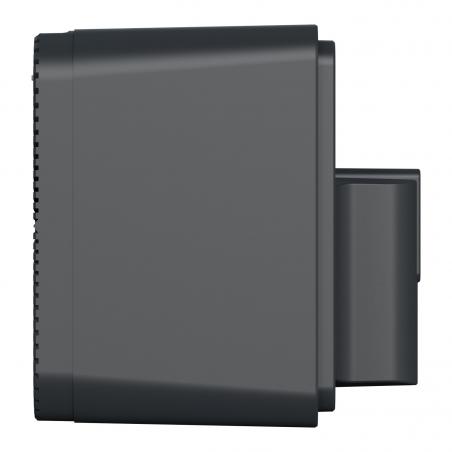 Interrupteur temporisé Mureva Styl LED saillie IP55 IK08 gris SCHNEIDER MUR35067
