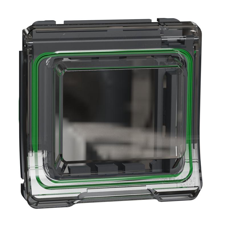 Mureva Styl Adaptateur pour fonction 45X45 composable IP55 IK07 gris SCHNEIDER MUR35110