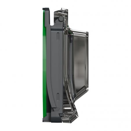 Mureva Styl Adaptateur pour fonction 45X45 composable IP55 IK07 gris SCHNEIDER MUR35110