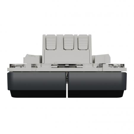 Mureva Styl Dble bouton poussoir lumineux LED composable IP55 IK07 gris SCHNEIDER MUR35228
