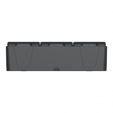 Mureva Styl 3 PC 2P+T schuko horiz précâblées saillie IP55 IK08 gris SCHNEIDER MUR36038