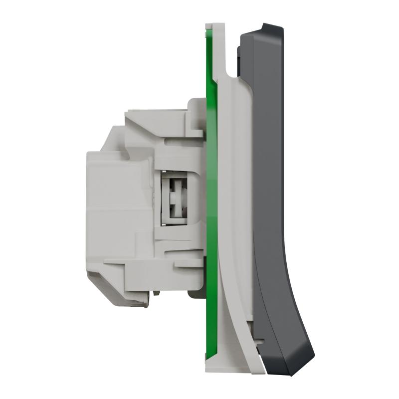 Mureva Styl Prise de courant 2P+T composable -IP55-IK08 connex auto gris SCHNEIDER MUR36133