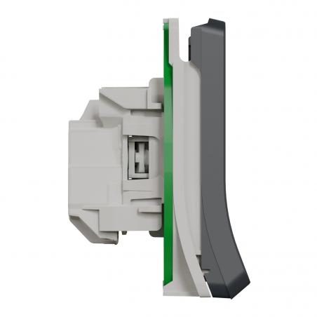 Mureva Styl Prise de courant 2P+T composable -IP55-IK08 connex auto gris SCHNEIDER MUR36133