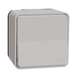 Mureva Styl Va et vient complet saillie IP55 IK08 connexion auto blanc SCHNEIDER MUR39021 2