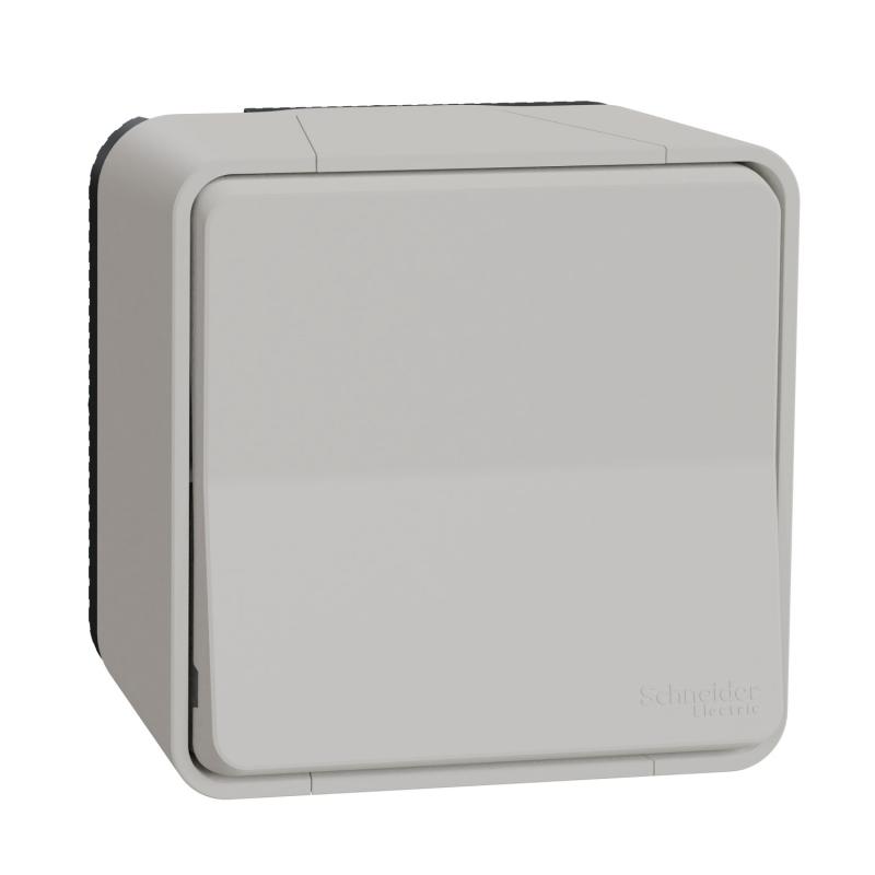 Mureva Styl Va et vient complet saillie IP55 IK08 connexion auto blanc SCHNEIDER MUR39021