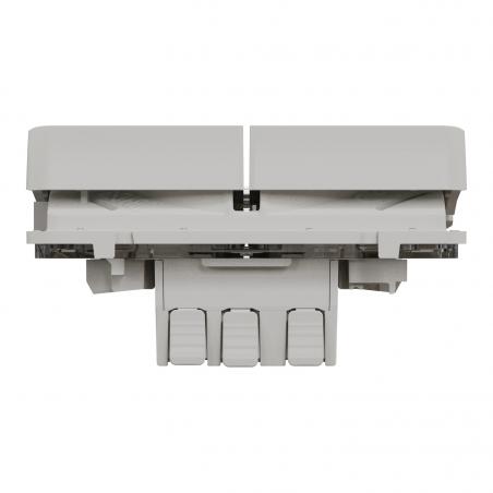 Mureva Styl Double va et vient composable IP55 IK08 blanc SCHNEIDER MUR39022