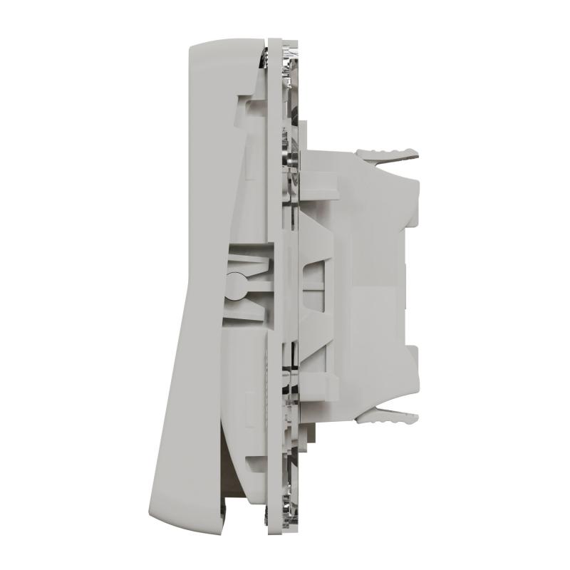 Mureva Styl Double va et vient composable IP55 IK08 blanc SCHNEIDER MUR39022