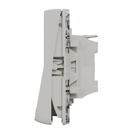 Mureva Styl Bouton poussoir composable IP55 IK08 connexion auto blanc SCHNEIDER MUR39027