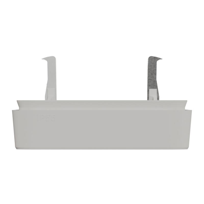 Mureva Styl Cadre 1 poste à griffes encastré IP55 IK08 blanc SCHNEIDER MUR39108