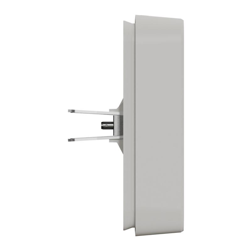 Mureva Styl Cadre 1 poste à griffes encastré IP55 IK08 blanc SCHNEIDER MUR39108