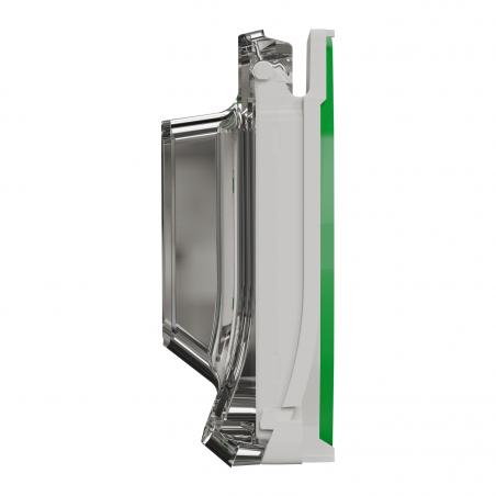 Mureva Styl Adaptateur pour fonction 45X45 composable IP55 IK07 blanc SCHNEIDER MUR39110
