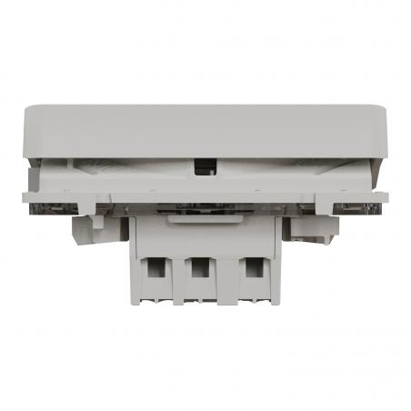 Mureva Styl Bouton poussoir lumineux LED composable IP55 IK08 blanc SCHNEIDER MUR39127