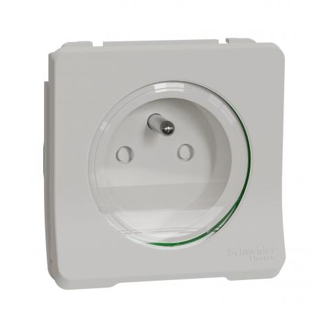 Mureva Styl Prise courant 2P+T composable IP55 IK08 connex auto blanc SCHNEIDER MUR39133