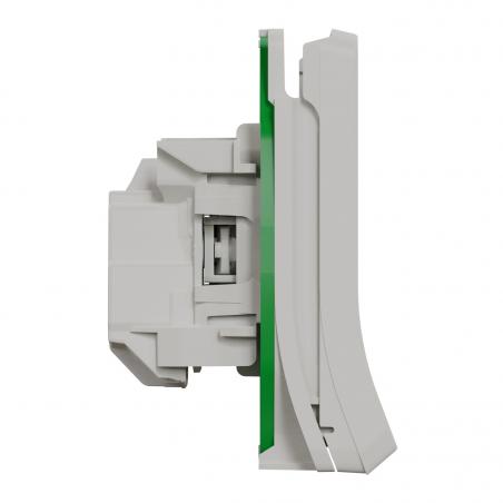 Mureva Styl Prise courant 2P+T composable IP55 IK08 connex auto blanc SCHNEIDER MUR39133