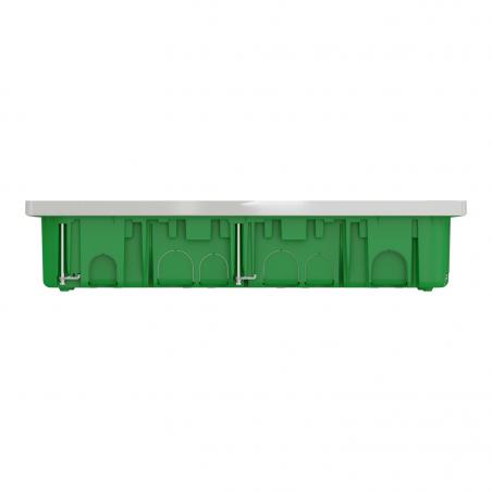 Unica boîte de concentration encastrée complète 2 col de 10 mod Blanc anti SCHNEIDER NU171020