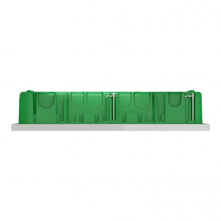 Unica boîte de concentration encastrée complète 2 col de 10 mod Blanc anti SCHNEIDER NU171020