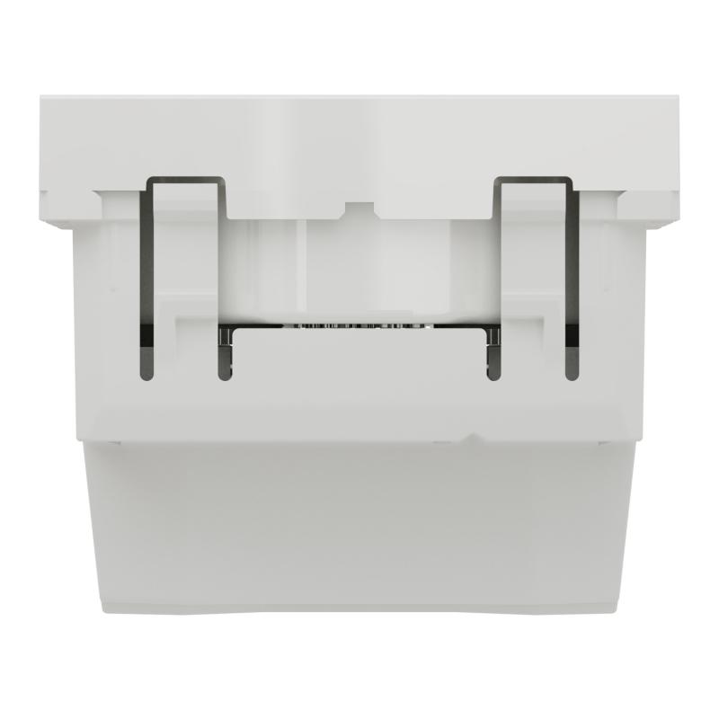 Unica prise 2P bornier à vis 2 mod Blanc méca seul SCHNEIDER NU303318