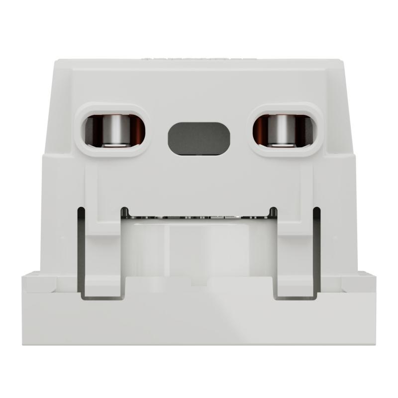 Unica prise 2P bornier à vis 2 mod Blanc méca seul SCHNEIDER NU303318