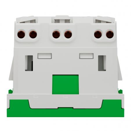 Unica prise double 2P+T FR 45° connexion rapide Vert méca seul SCHNEIDER NU306906