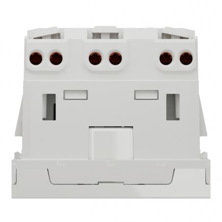 Unica prise double 2P+T FR 45° connexion rapide Blanc méca seul SCHNEIDER NU306918