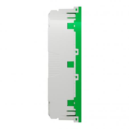 Unica prise triple 2P+T FR 45° Vert méca seul SCHNEIDER NU307906