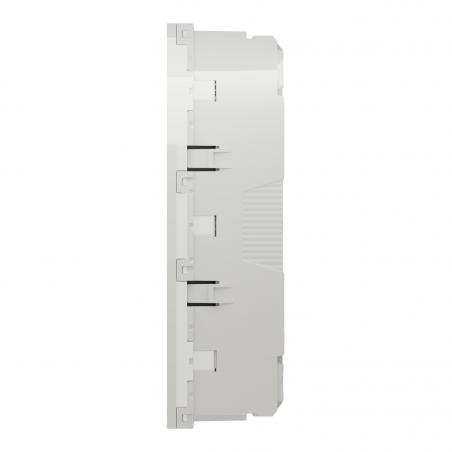 Unica prise triple 2P+T FR 45° Blanc méca seul SCHNEIDER NU307918