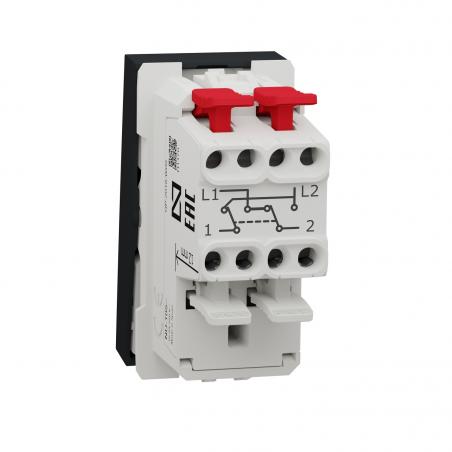 Unica permutateur 10A 250Vca 1 module Anthracite mécanisme seul SCHNEIDER NU310554