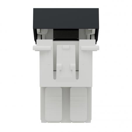 Unica permutateur 10A 250Vca 1 module Anthracite mécanisme seul SCHNEIDER NU310554