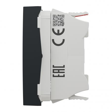 Unica va-et-vient 10A connexion rapide 2 mod Anthracite méca seul SCHNEIDER NU320354