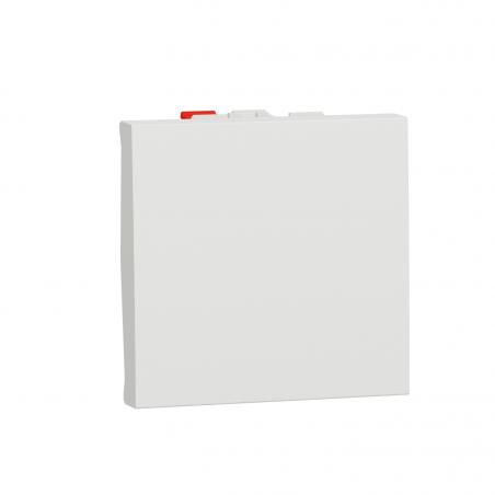 Unica bouton-poussoir NO 10A connexion rapide 2 mod Blanc méca seul SCHNEIDER NU320618F
