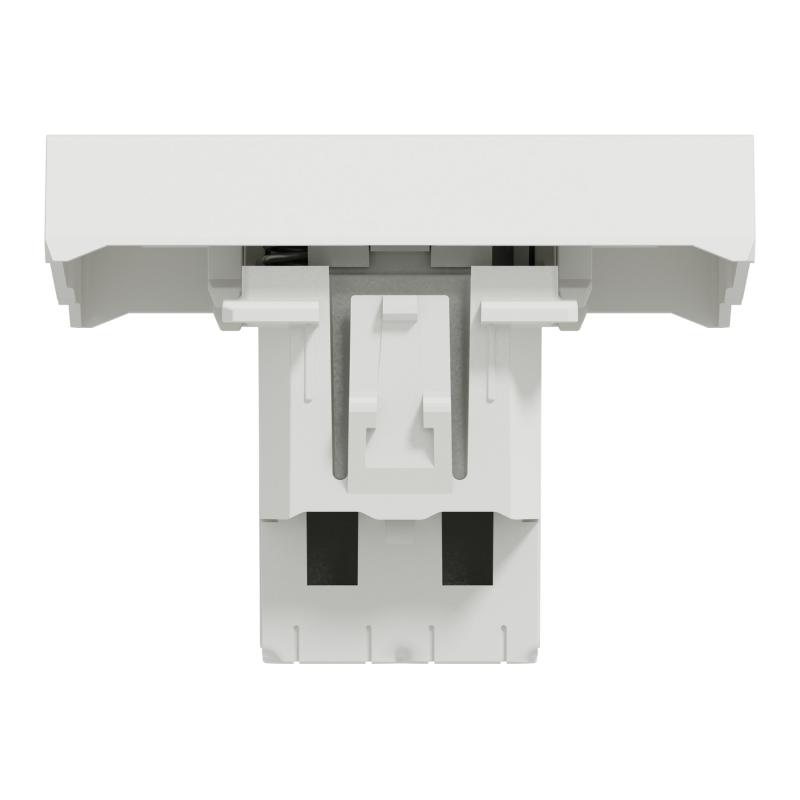 Unica bouton-poussoir NO 10A connexion rapide 2 mod Blanc méca seul SCHNEIDER NU320618F