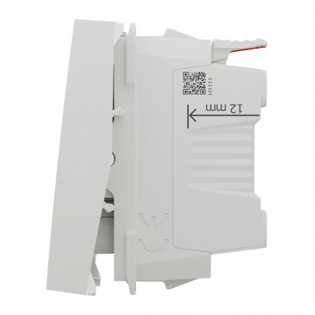 Unica poussoir lumineux (localisation) 10A 2 mod Blanc méca seul SCHNEIDER NU320618FN