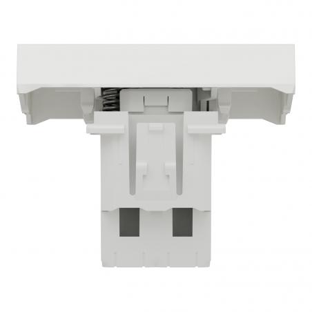 Unica bouton-poussoir NO 10A connex rapid 2 mod Blanc anti méca seul SCHNEIDER NU320620
