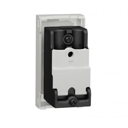 Unica prise télévision TV mâle individuel 1 mod Blanc anti méca seul SCHNEIDER NU346120