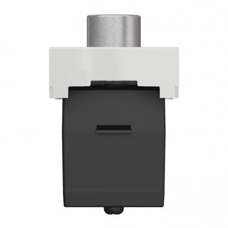 Unica prise télévision TV mâle individuel 1 mod Blanc anti méca seul SCHNEIDER NU346120