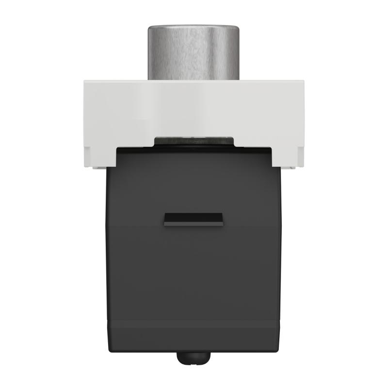 Unica prise télévision TV mâle individuel 1 mod Blanc anti méca seul SCHNEIDER NU346120