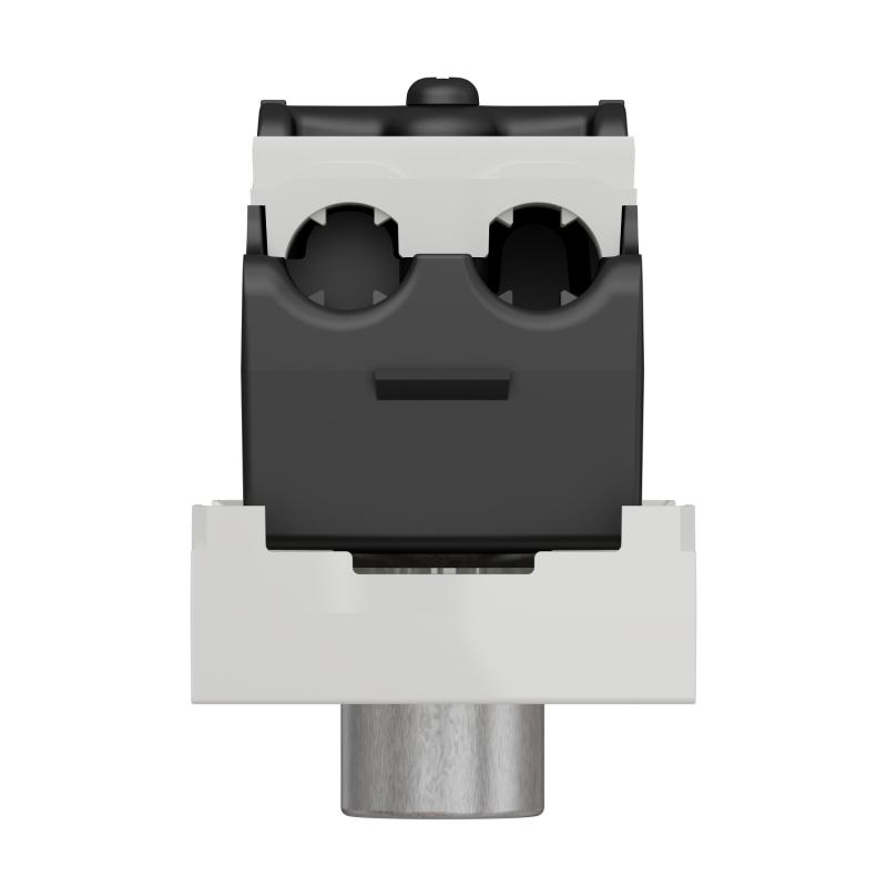 Unica prise télévision TV mâle individuel 1 mod Blanc anti méca seul SCHNEIDER NU346120