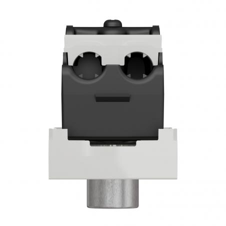Unica prise télévision TV mâle individuel 1 mod Blanc anti méca seul SCHNEIDER NU346120