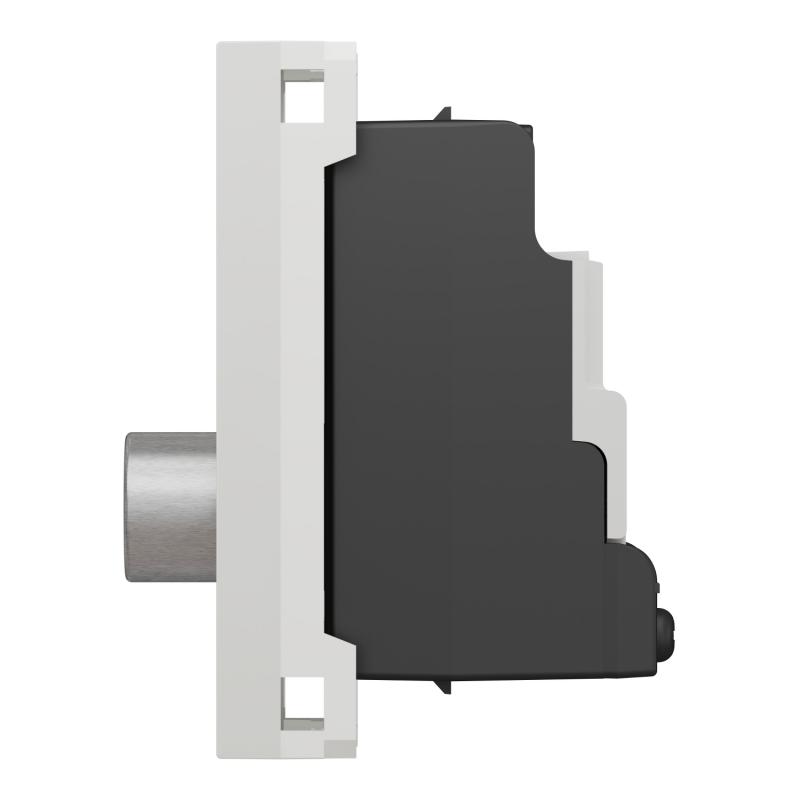 Unica prise télévision TV mâle individuel 1 mod Blanc anti méca seul SCHNEIDER NU346120