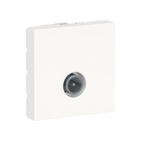 Unica prise télévision TV mâle individuel 2 mod Blanc méca seul SCHNEIDER NU346218