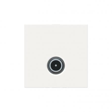 Unica prise télévision TV mâle individuel 2 mod Blanc méca seul SCHNEIDER NU346218