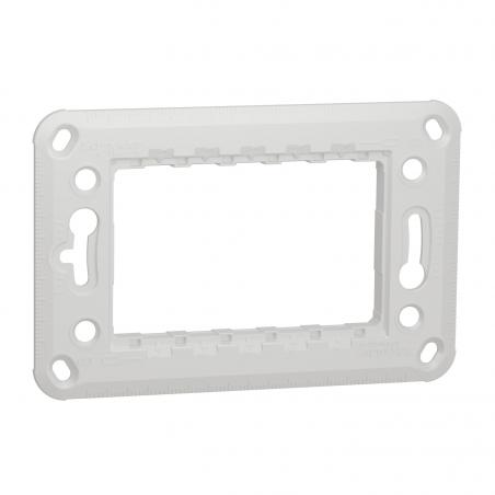 Unica support de fixation 3 mod plastique SCHNEIDER NU7103P