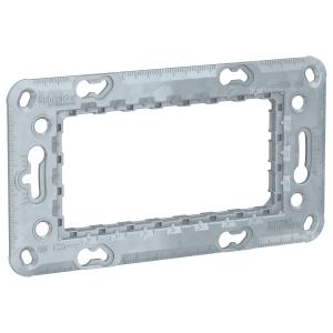 Unica support de fixation 4 modules zamac SCHNEIDER NU7104 2