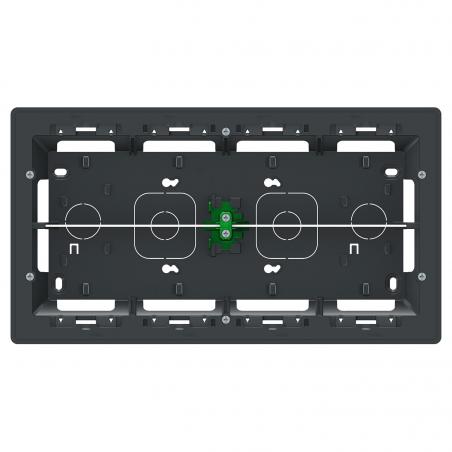 Unica boîte de concentration saillie 2 rang de 10 mod Anthracite à compl SCHNEIDER NU821054
