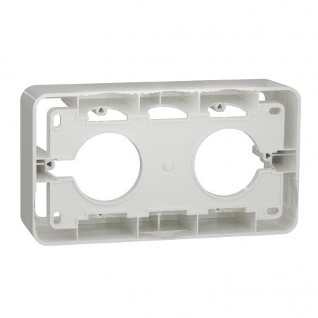 Unica boîte en saillie Blanc 2 postes SCHNEIDER NU840418