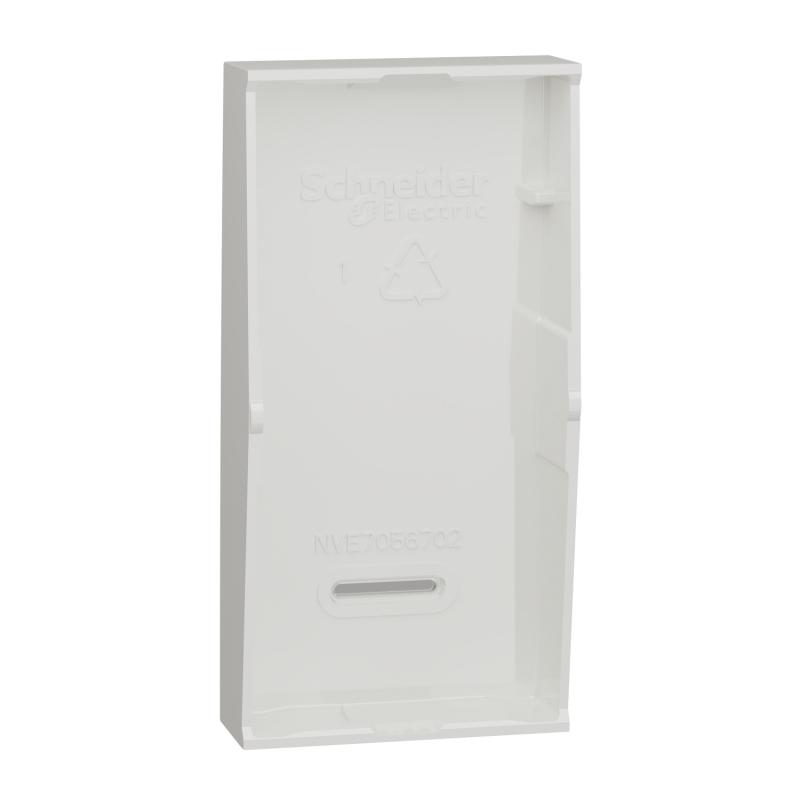 Unica enjoliveur interrupteur ou bouton-poussoir lumineux 1 mod Blanc SCHNEIDER NU910018N