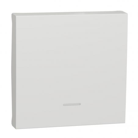 Unica enjoliveur interrupteur ou bouton-poussoir lumineux 2 mod Blanc anti SCHNEIDER NU920020N