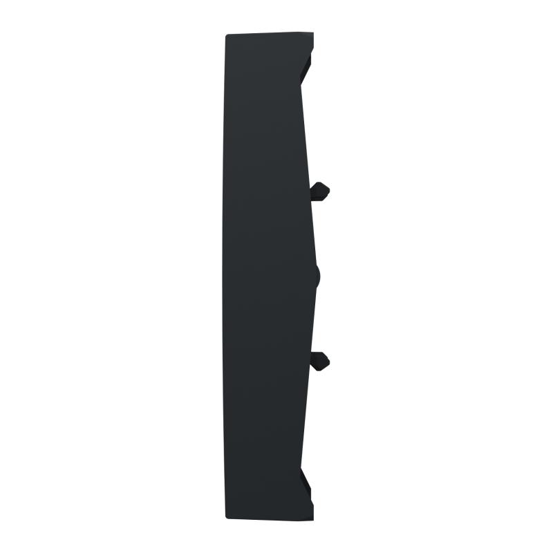 Unica enjoliveur interrupteur ou bouton-poussoir 2 mod Anthracite SCHNEIDER NU920054