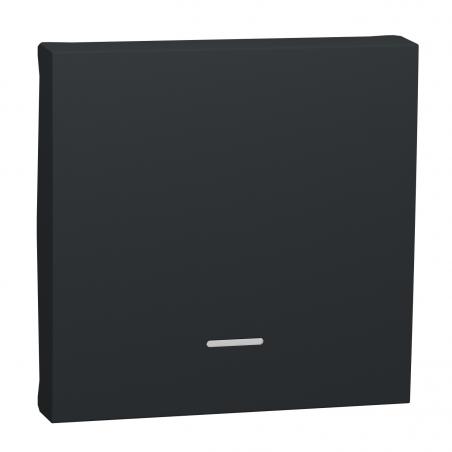Unica enjoliveur interrupteur ou bouton-poussoir lumineux 2 mod Anthracite SCHNEIDER NU920054N