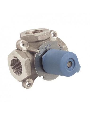 VANNE MELANGEUSE LAITON A 3 VOIES - PASSAGE REDUIT